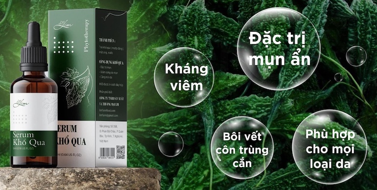 Serum khổ qua được coi là cứu tinh của làn da mụn