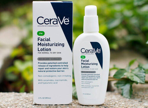 kem dưỡng ẩm ban đêm Cerave PM Facial moisturizing lotion có tốt không 