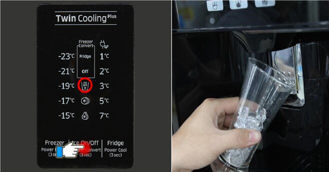 Cách làm đá rơi tủ lạnh Samsung với 3 bước NHANH - GỌN - NHẸ