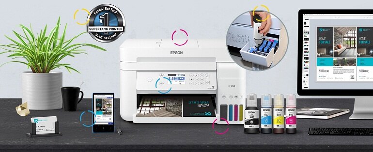 Máy in màu gia đình Epson EcoTank ET-3760