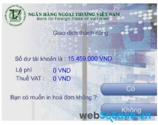 Hoàn tất đăng ký, và chọn in hóa đơn nếu cần hoặc nếu không cần hóa đơn thì chọn 