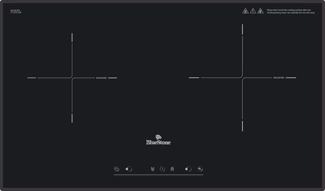 Bếp từ đôi Bluestone icb-6835 - Mạnh mẽ và tinh tế