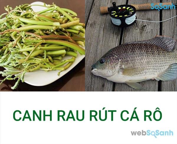 món ăn giúp an thần, dễ ngủ từ rau rút, cá rô