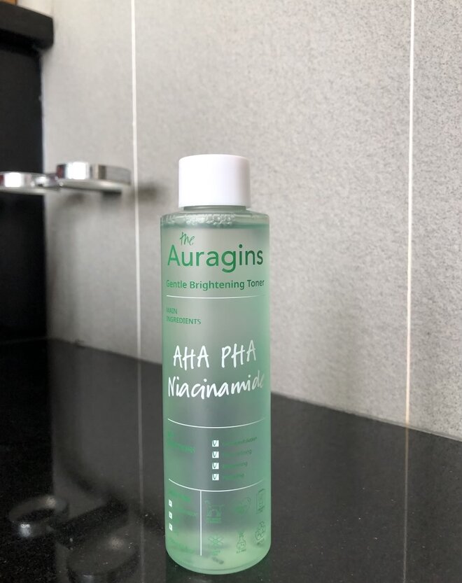 Nước Hoa Hồng Sáng Da The Auragins Gentle Brightening Toner