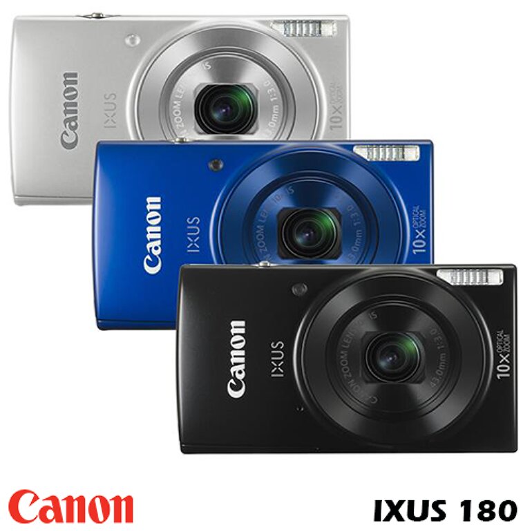 Canon IXUS 180 với nhiều sự chọn lựa màu sắc body máy