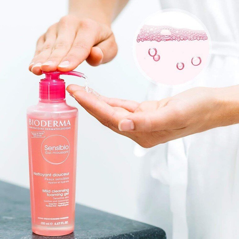 Sữa rửa mặt Bioderma Crealine Gel Moussant