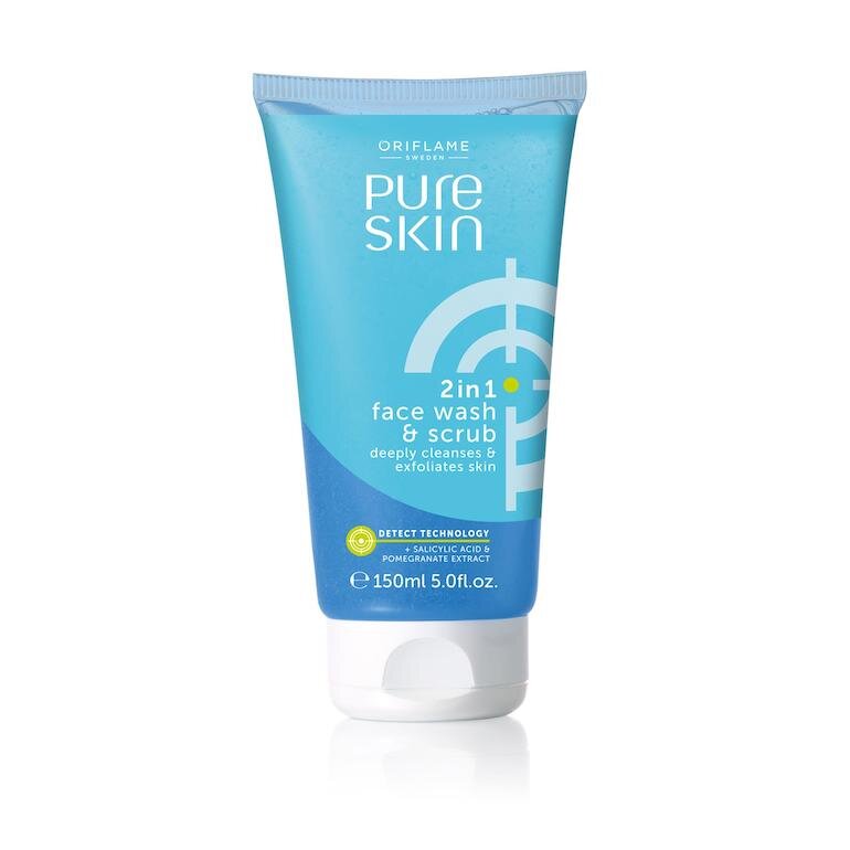 Sữa rửa mặt Pure Skin 2-in-1 Face Wash & Scrub