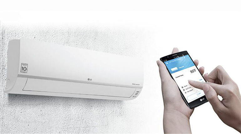 Điều hoà không khí wifi LG V10APF 1 chiều 9000BTU với thiết kế hiện đại kèm theo đó là tính năng tiện ích mới giúp bạn dễ dàng hơn trong việc điều chỉnh và cài đặt chế độ cho chiếc điều hoà của gia đình mình