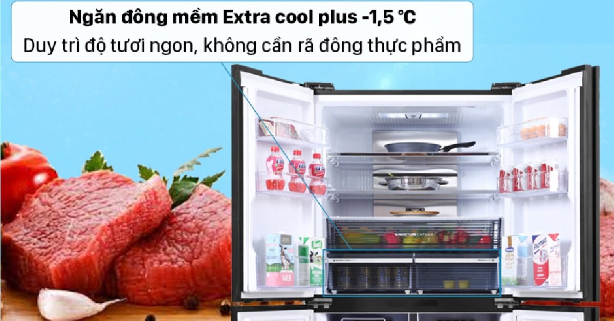 Tủ lạnh Sharp có ngăn đông mềm loại nào tốt?