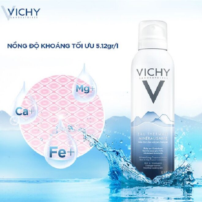 Thành phần xịt khoáng Vichy của Pháp