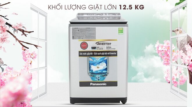 Nhận xét máy giặt Panasonic Inverter 12.5 kg NA-FS12X7LRV