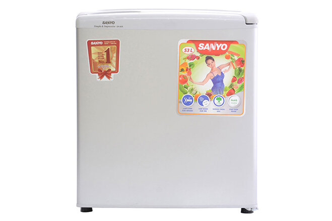  Tủ lạnh dưới 2 triệu với dung tích 50l của Sanyo.