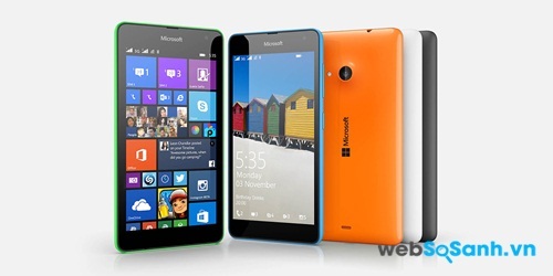 Điện thoại Lumia 535 chạy Windows phone 8.1 với nhiều cải tiến