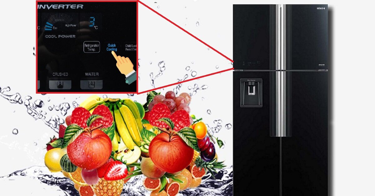 5 điều bí mật có thể bạn chưa biết về chế độ làm lạnh nhanh trên tủ lạnh Hitachi
