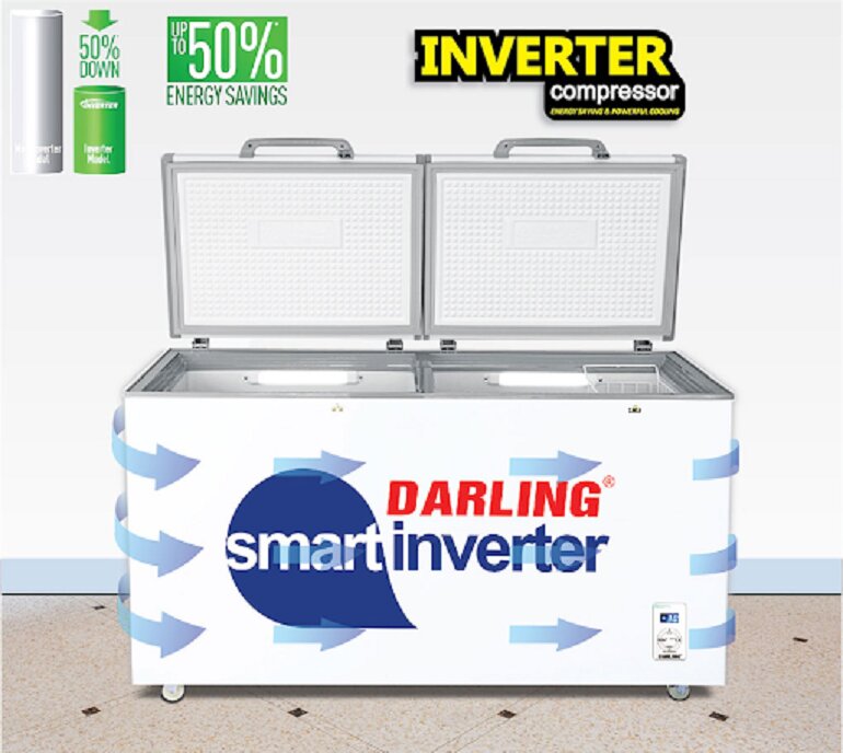 5 ưu điểm của tủ đông Darling Inverter DMF-4699WSI-2 