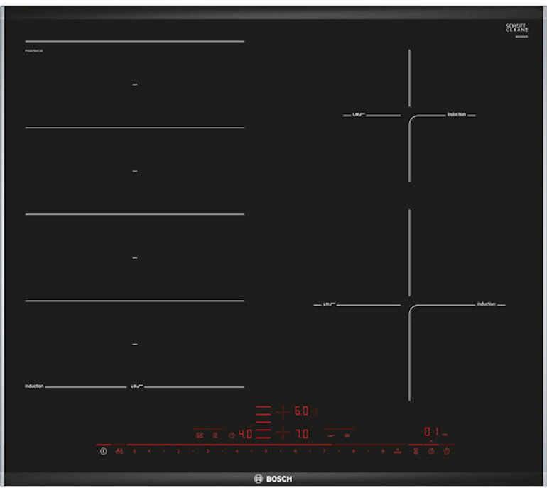 Bếp từ Bosch 4 bếp PXE675DC1E