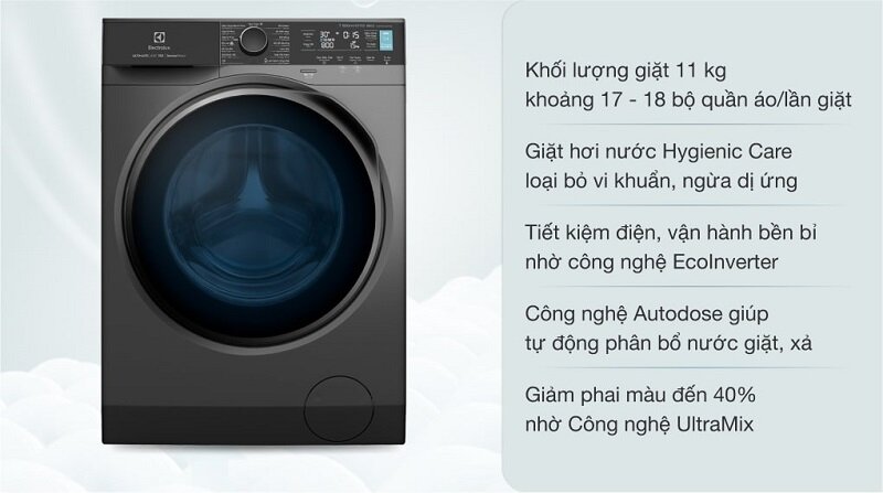 TOP 5 máy giặt Electrolux Ultimatecare 900 cao cấp đáng mua đầu năm 2025