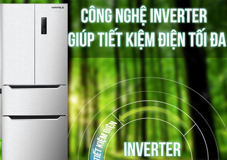 Tủ lạnh Hafele inverter tiết kiệm điện năng