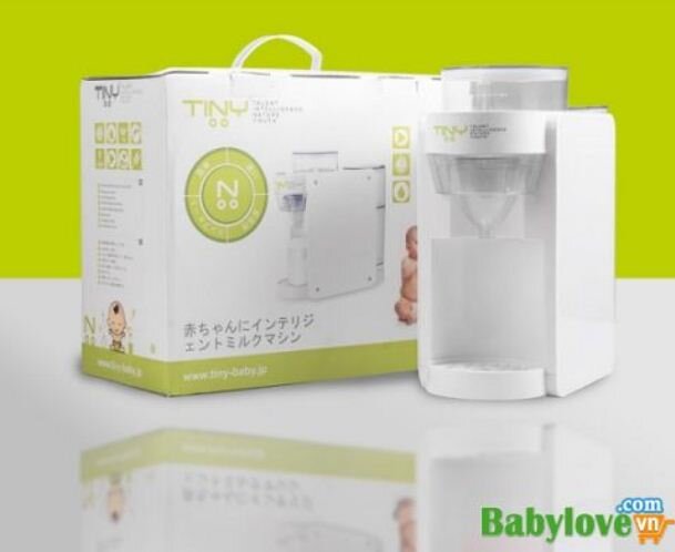 Máy pha sữa Tiny Baby Formula Japan - một chạm cho bình sữa hoàn hảo