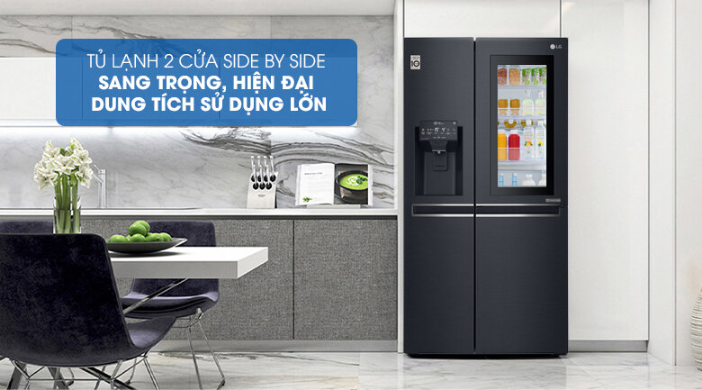 Tủ lạnh LG Inverter InstaView Door-in-Door 601 lít GR-X247MC - Giá tham khảo: 43.990.000₫