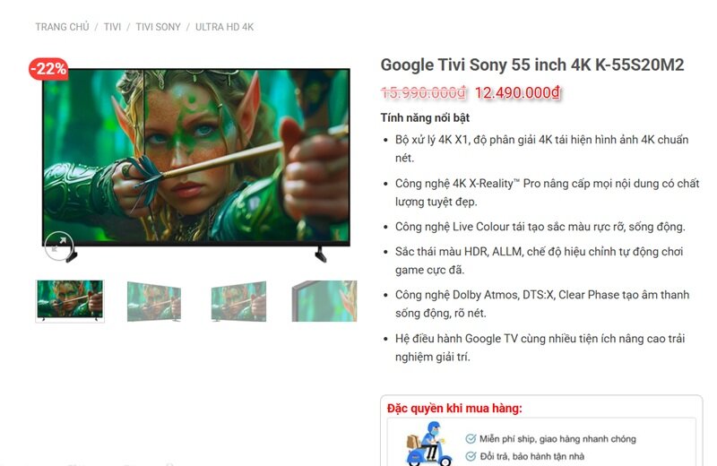 TOP 5 tivi bán chạy nhất tại Điện máy Minh Phương cận Tết Nguyên đán Bính Ngọ 2026