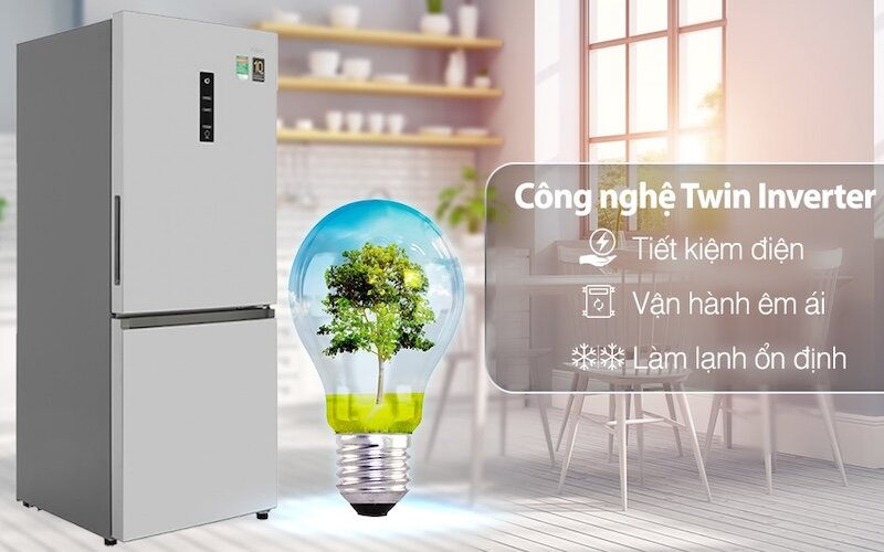 Đánh giá chi tiết tủ lạnh Aqua Inverter 260 lít AQR-I298EB SW