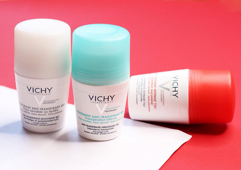 Vichy red deodorant