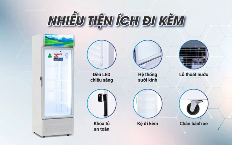 Tủ mát Sanaky Inverter 1 cánh 350 lít VH-3589VK