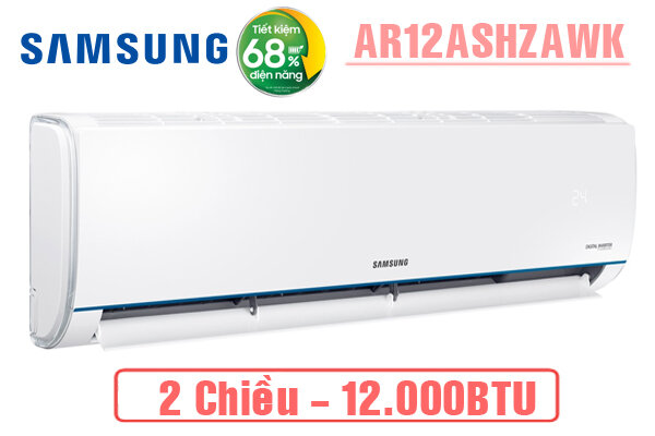 Điều hoà Samsung 2 chiều 12000BTU Inverter AR12ASHZAWKNSV 