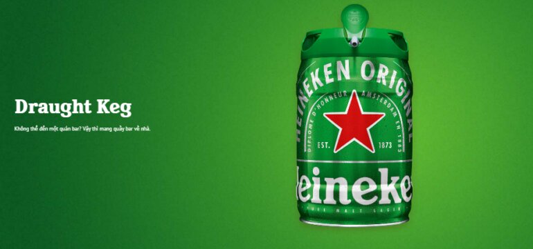 Bia Heineken Draught Keg