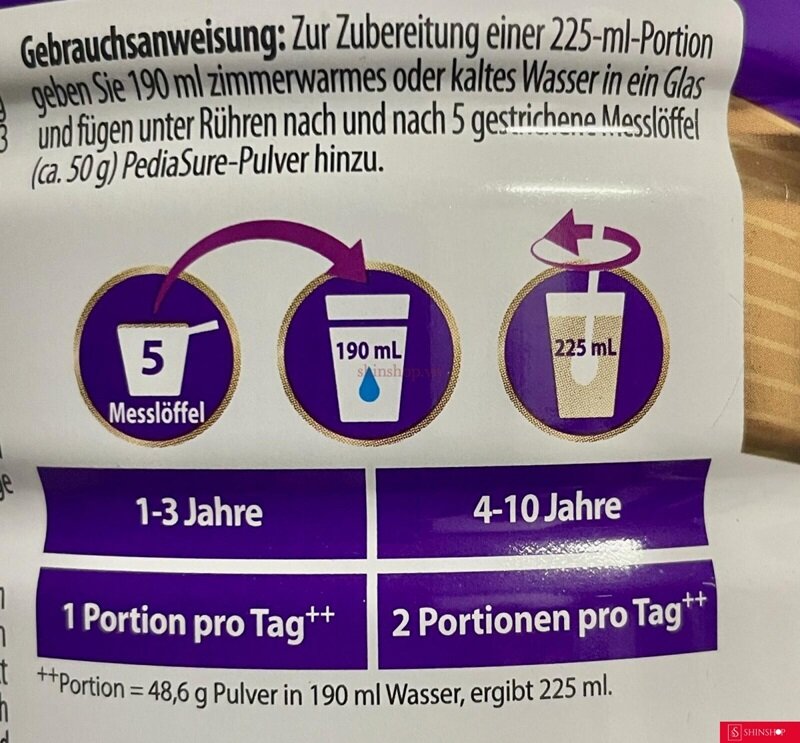 Đánh giá sữa Pediasure Đức, so sánh với các dòng sữa khác