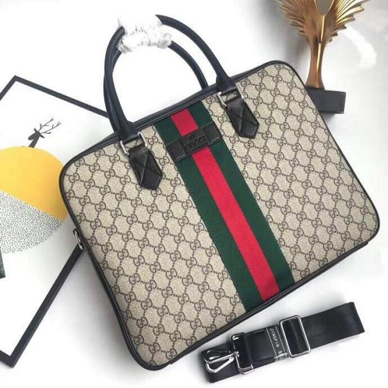 gucci men's handbag with pattern 