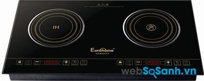 Bếp đôi điện từ hồng ngoại Eurohome EIS201