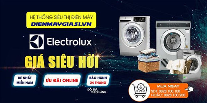 Máy giặt - máy sấy Electrolux inverter 7.5kg - 12kg mẫu mới nhất 2019 đang có giá tốt chỉ từ 6.200.000 vnđ