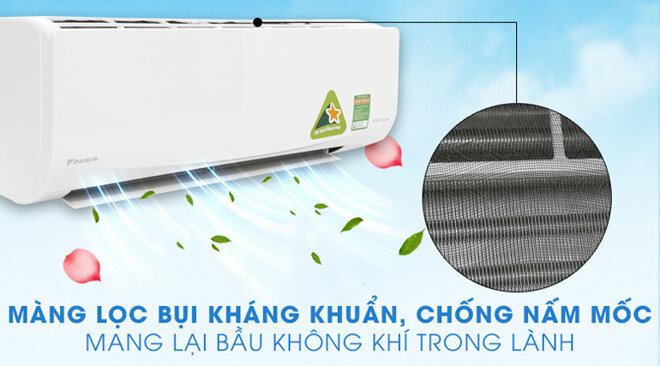 Điều hòa - Máy lạnh Daikin FTKQ25SAVMV - 1 chiều, inverter, 9000BTU