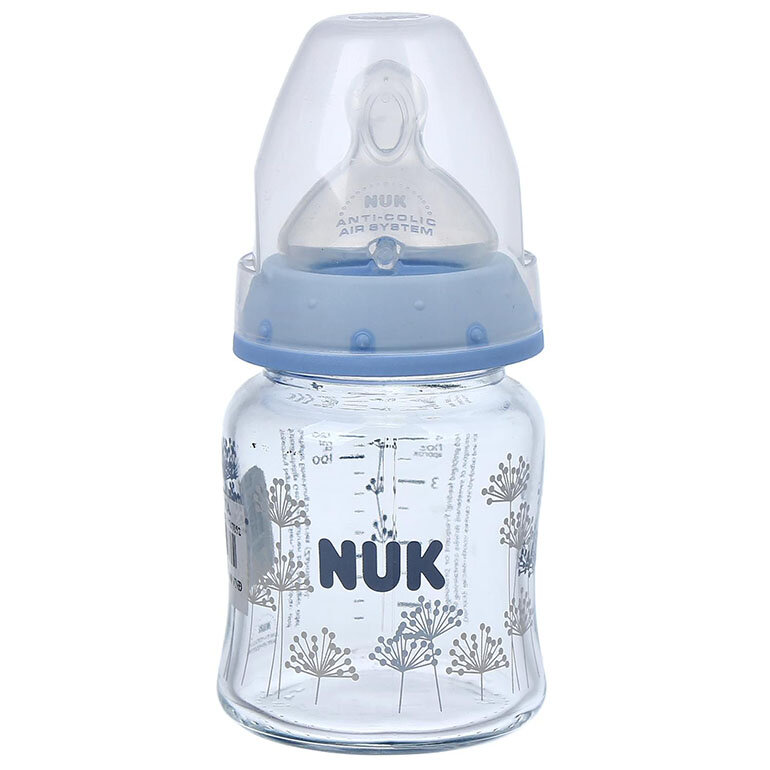 Bình sữa Nuk cổ rộng dễ pha vữa và vệ sinh hơn