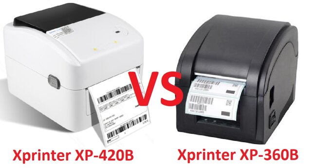 So sánh máy in mã vạch Xprinter XP-360B và Xprinter XP-420B: loại nào tốt và đáng mua hơn?