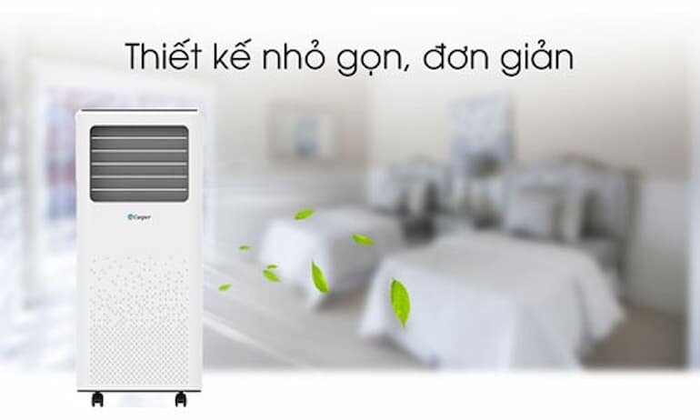 Điều hòa sở hữu một kích thước nhỏ gọn