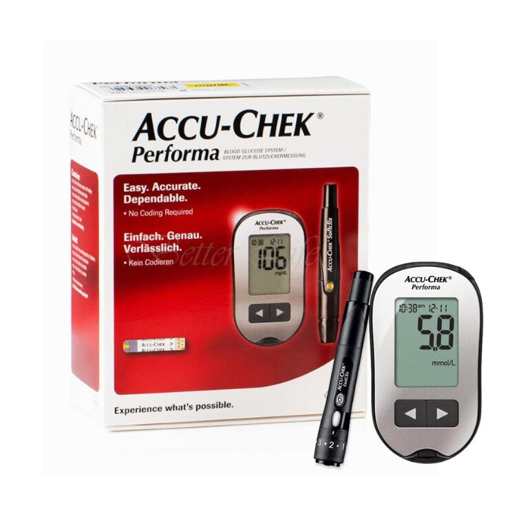 Máy đo đường huyết loại nào tốt? Accu-Chek Performa