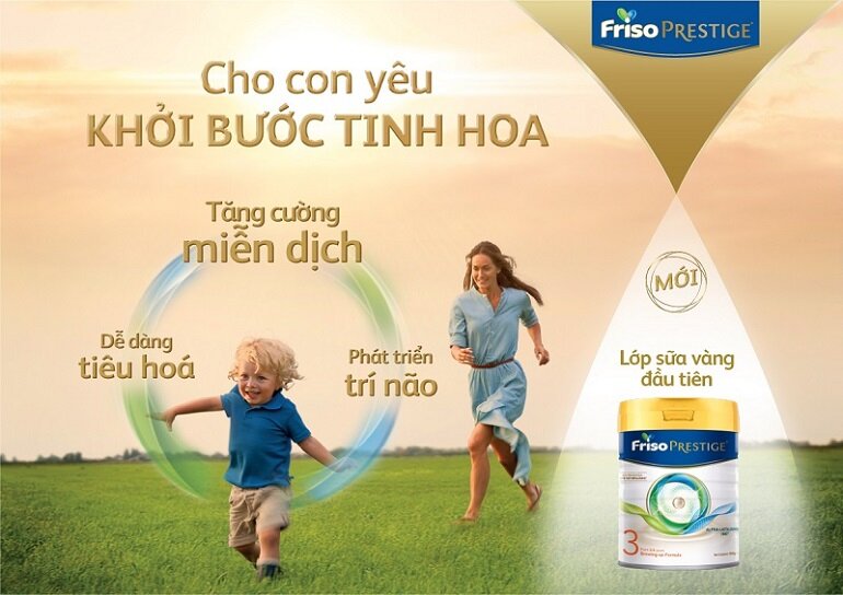 Sữa Friso Prestige cho bé phát triển toàn diện