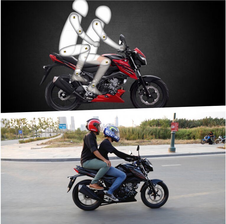 Suzuki GSX150 Bandit với kiểu dáng hiện đại, thoải mái cho người ngồi