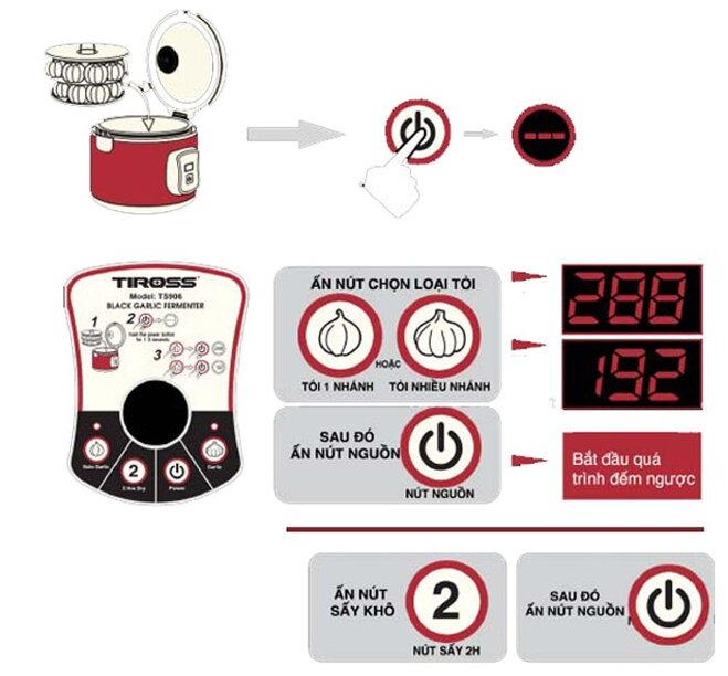 hướng dẫn sử dụng nồi ủ tỏi