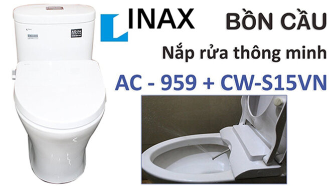 Nắp bồn cầu thông minh Inax CW-S15VN