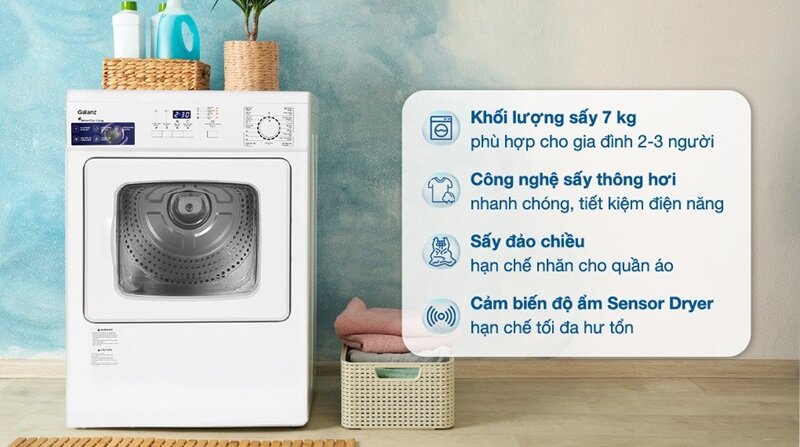 4 mẫu máy sấy Galanz giá rẻ vô địch chỉ từ 4 triệu đồng, sấy khô rất tốt