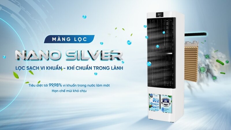Đánh giá quạt điều hòa Karofi KAC H132R hiện đại kèm tính năng lọc không khí