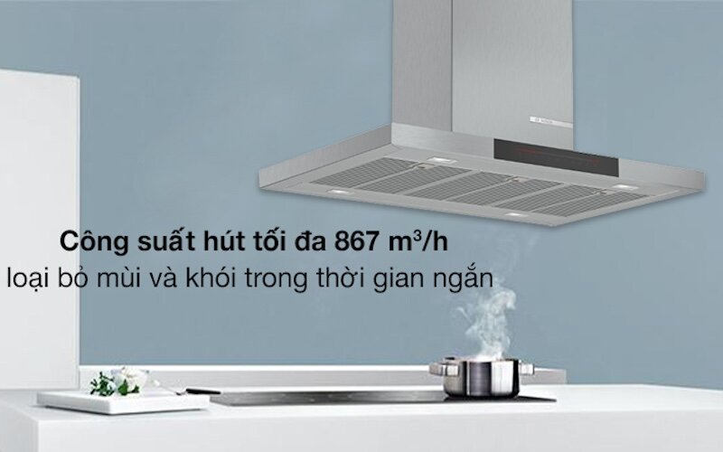 Tìm hiểu 7 tính năng nổi bật của máy hút mùi đảo Bosch DIB98JQ50B