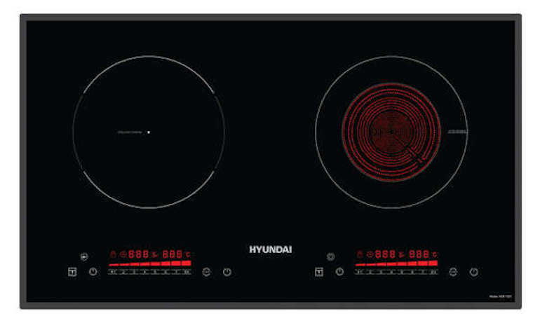 Bếp từ hồng ngoại âm 2 vùng nấu Hyundai HDE-1201