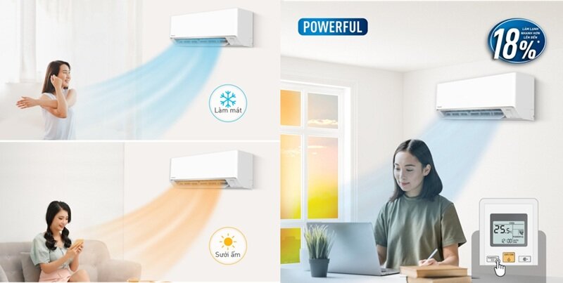 Điều hòa 2 chiều Panasonic CU/CS-YZ9AKH-8 hút khách nhờ 7 tính năng cực ấn tượng