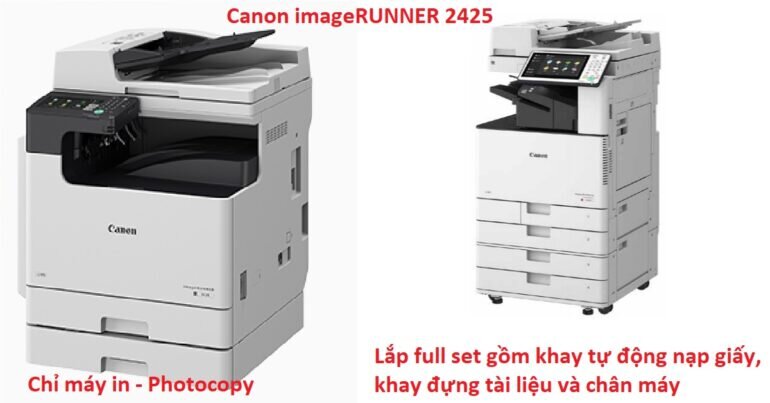 Review máy photocopy - máy in Canon A3 imageRUNNER 2425 chi tiết