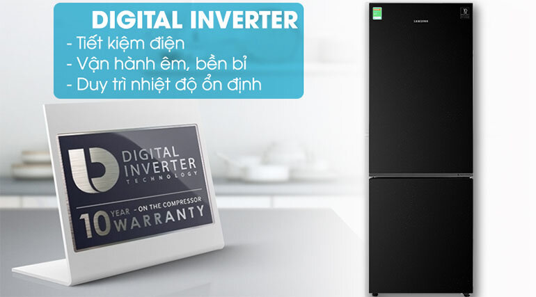 Tủ lạnh Samsung RB27N4010BU/SV được ứng dụng công nghệ Digital Inverter siêu tiết kiệm điện